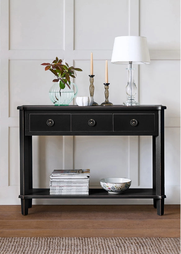Henshaw Console Table in Black